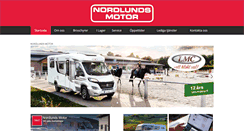 Desktop Screenshot of nordlundsmotor.se
